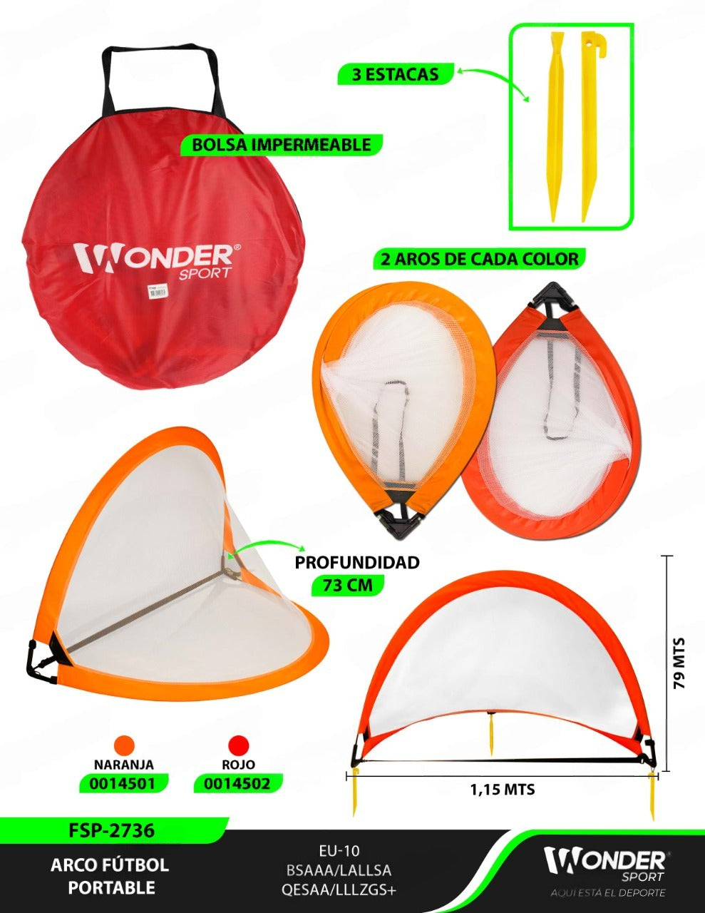 ARCO FÚTBOL PORTABLE