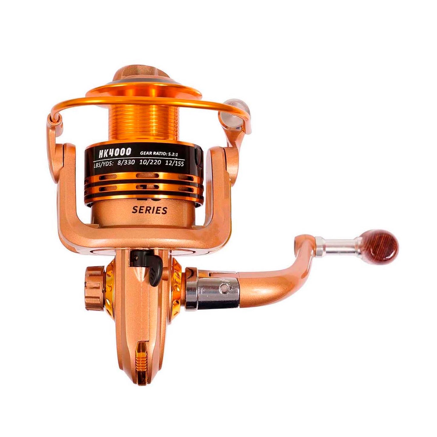 Carretel Para Pesca De 13 Balineras HK2000