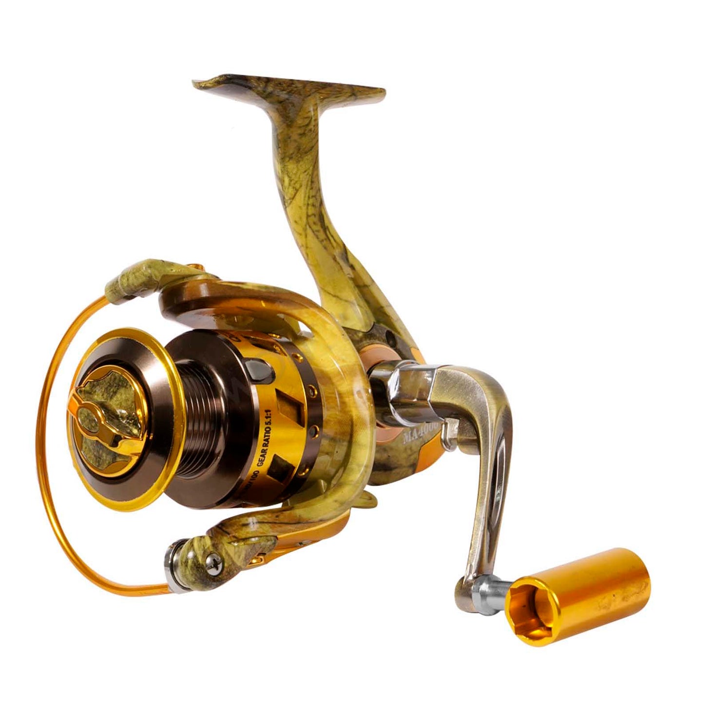 Carretel Para Pesca De 12+1 Balineras MA3000