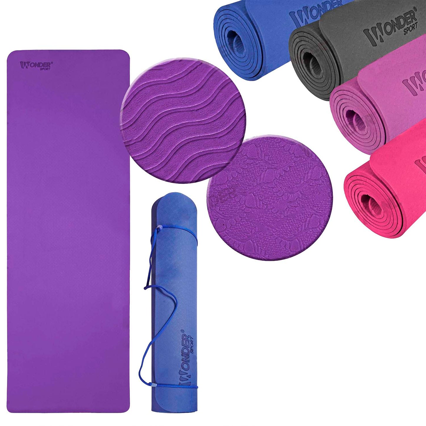 Colchoneta Para Yoga Pilates De 183 Cm