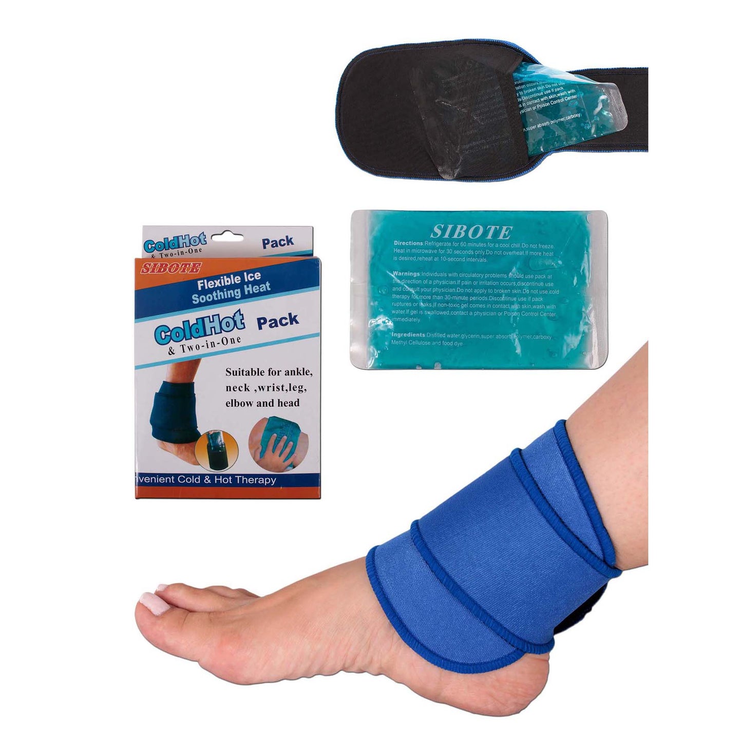 Tobillera Relajante Con Gel Frío