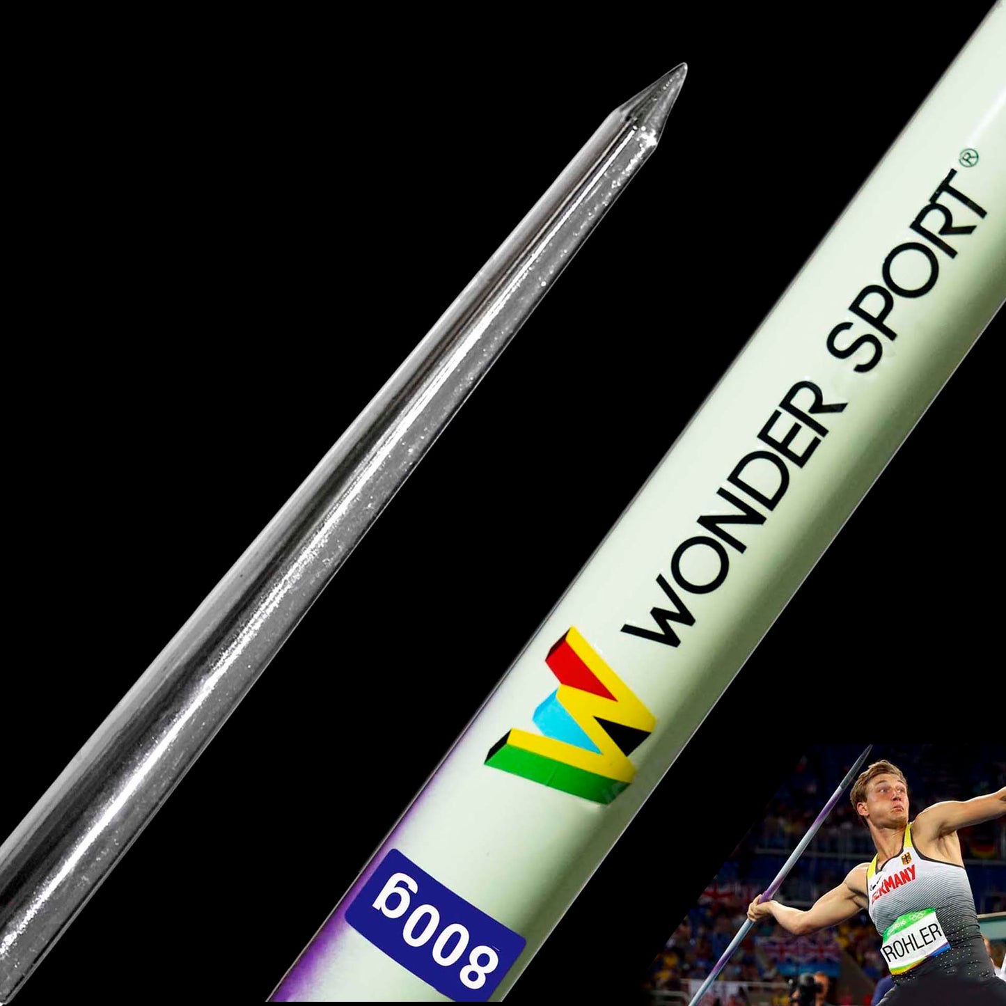 Jabalina Lanza De Iniciación Atletismo De 800 Gr