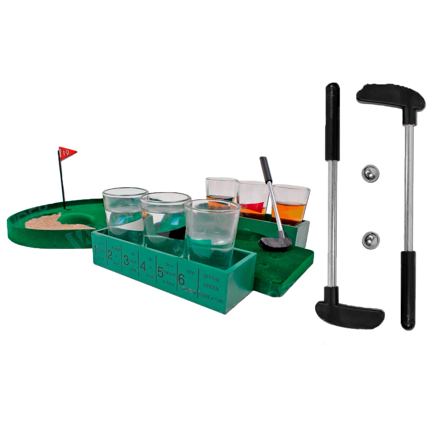 Juego Mini Golf Para Beber Shots