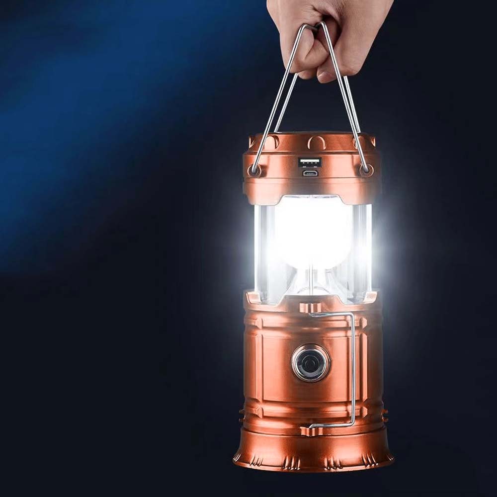 Lámpara Linterna Para Camping Recargable De 6 Watts