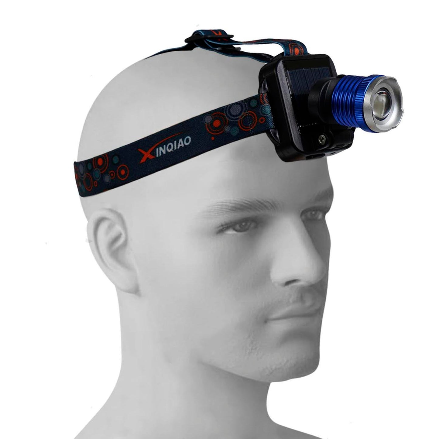 Linterna Frontal Para Cabeza Solar Recargable