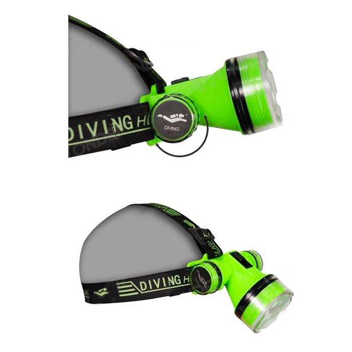 Linterna Frontal Led Para Buceo Acuatica