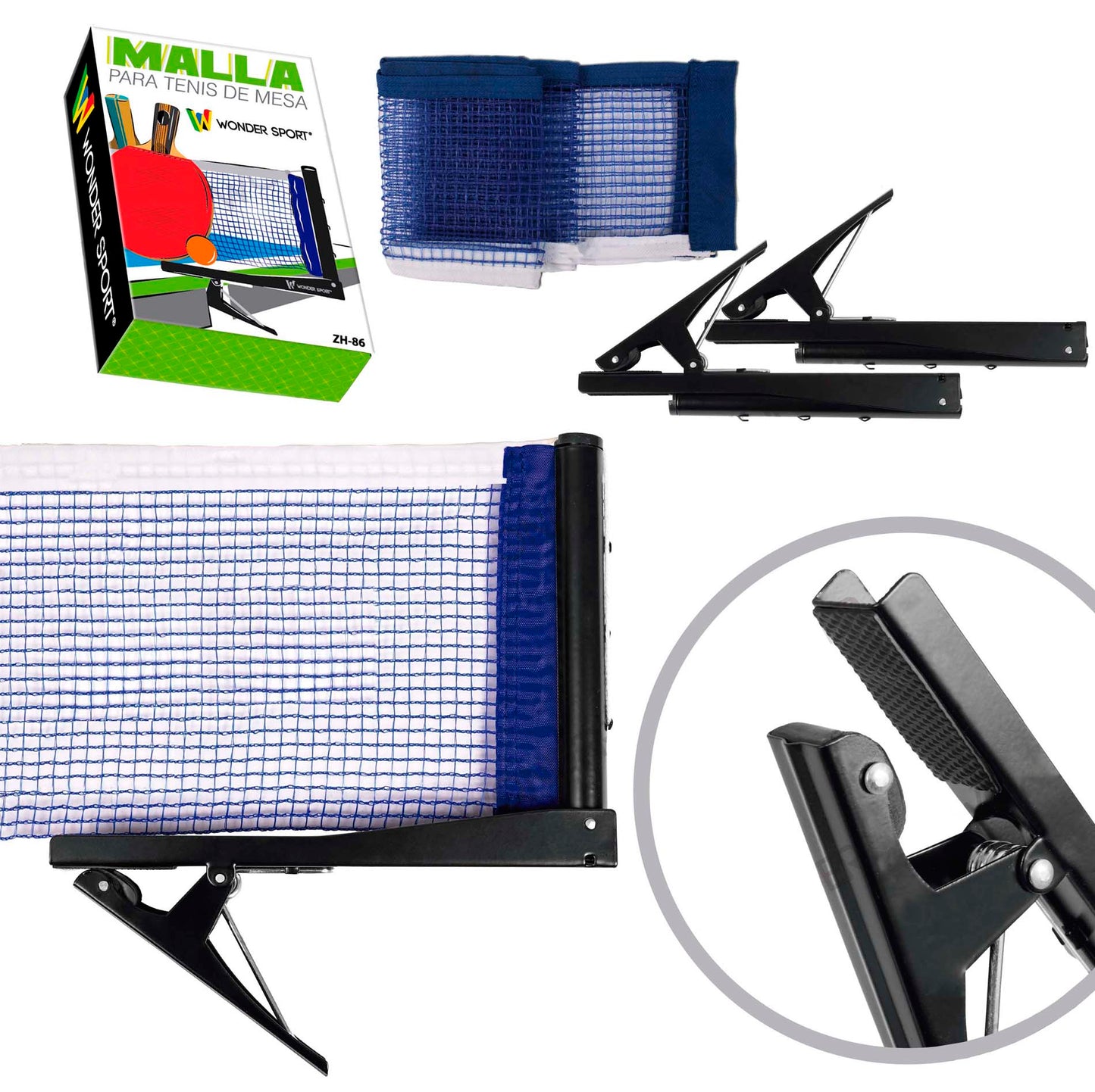 Malla Y Soporte Para Tenis De Mesa Ping Pong