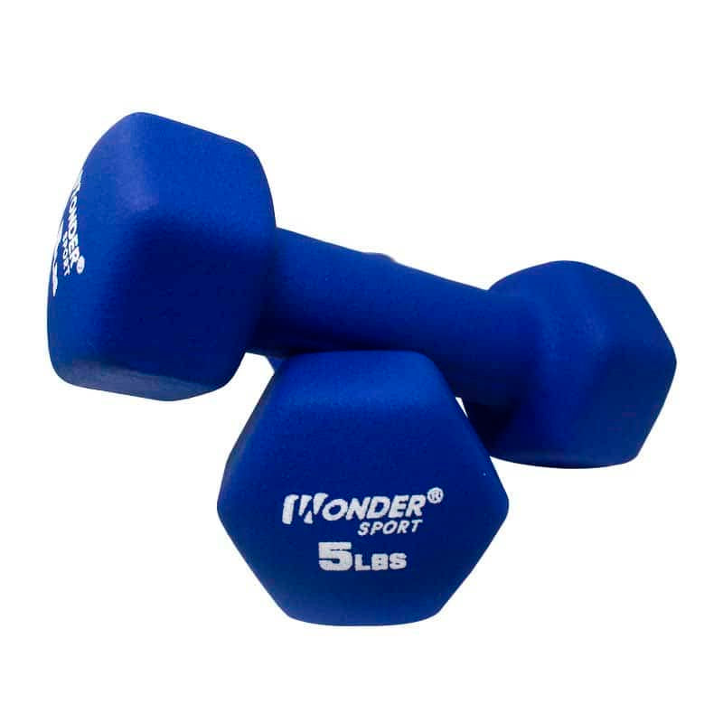 Mancuerna Pesa Neopreno 5 Lb X 2 Unidades
