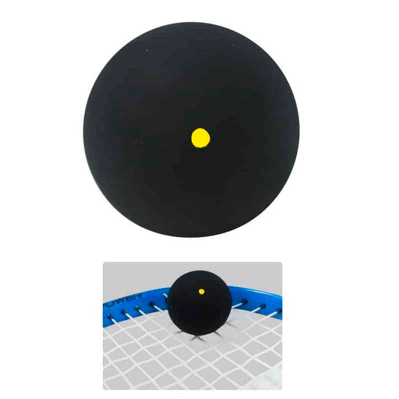 Pelota De Squash De Entrenamiento Con Un Punto Azul