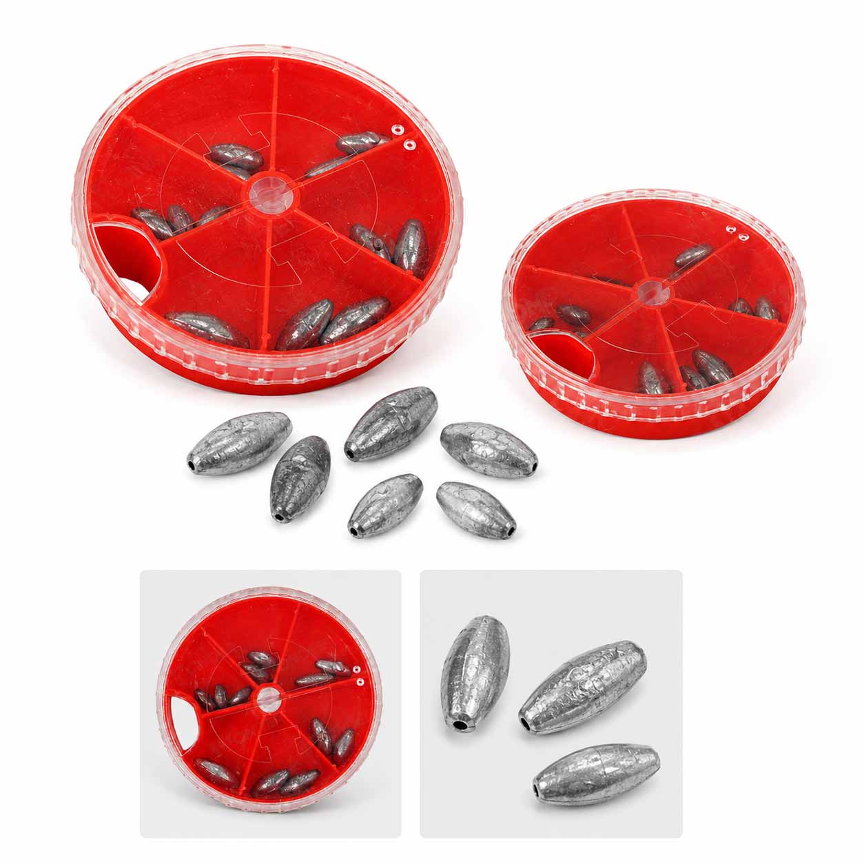 Set de Plomadas para Pesca x 12 Piezas