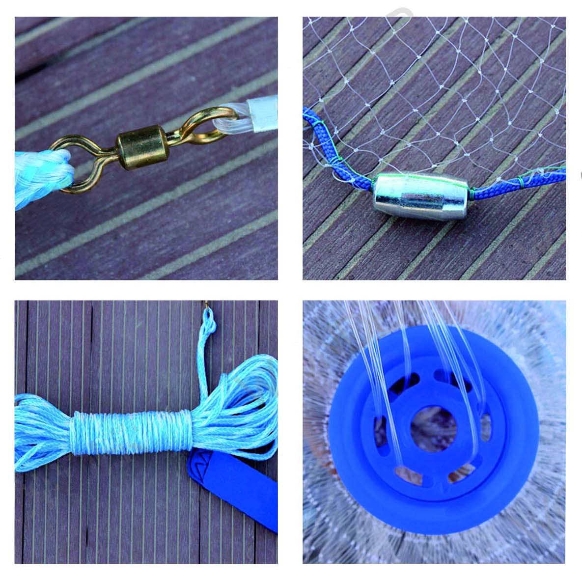 Red De Lanzamiento Para Pesca De 240 cm