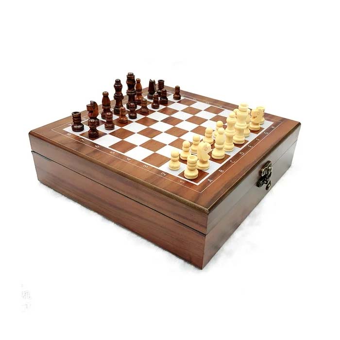 Juego de Ajedrez 4 en 1 Domino Cartas