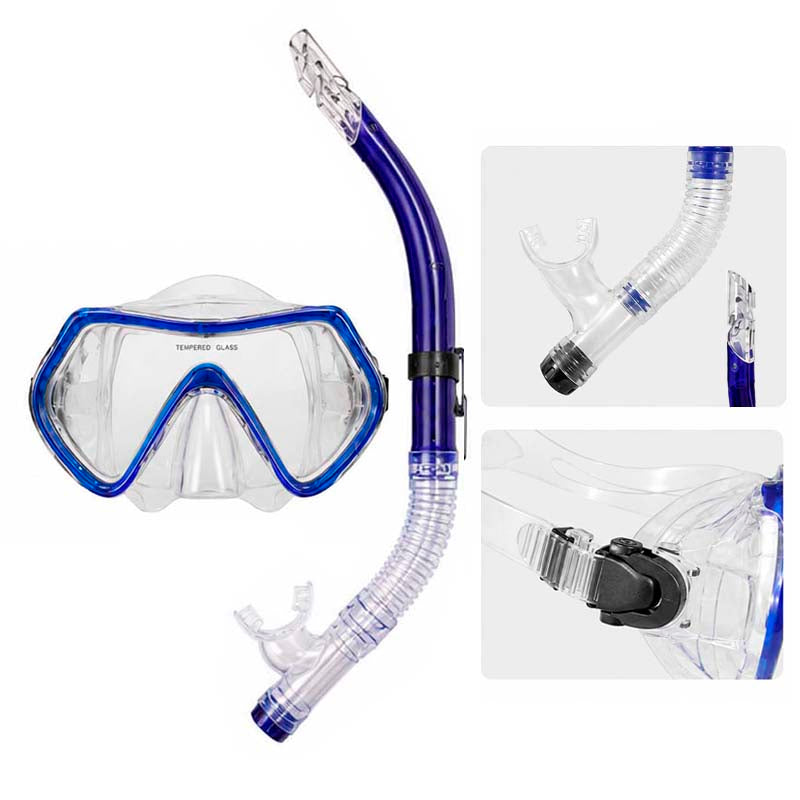 Set De Careta Y Snorkel Para Buceo