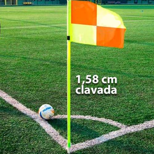 Banderin Tiro De Esquina Futbol x 4 Unidades