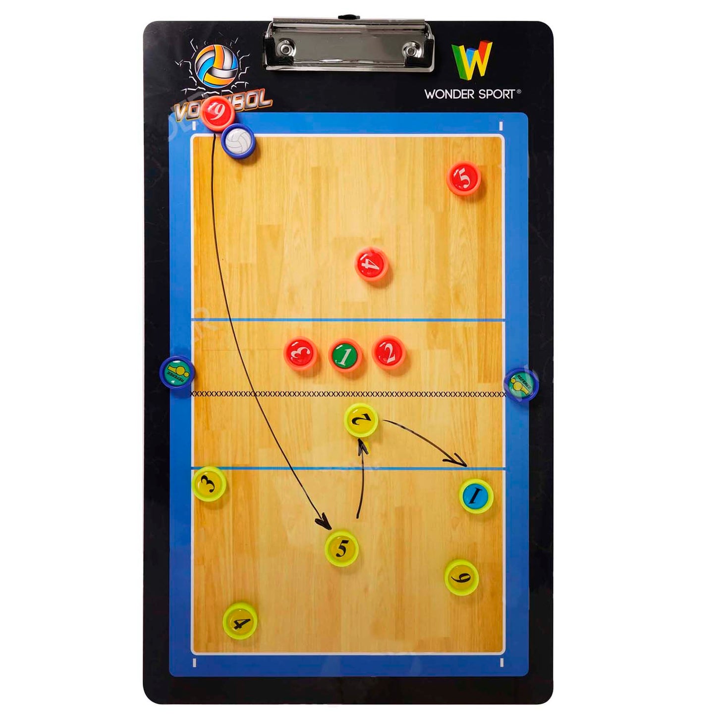 Tabla Tactica Estrategica Para Entrenador Voleibol