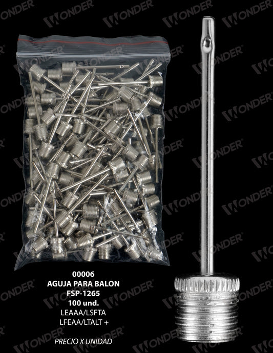 Aguja para Balón – Inflador Universal
