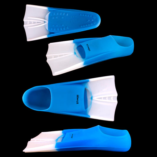 Aletas Cortas para Natación En Silicona Wonder