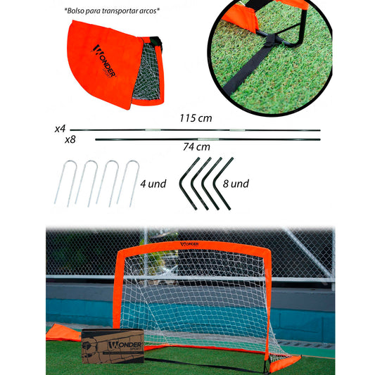 Arco Porteria De Microfutbol Portatil