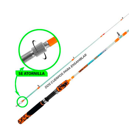 Caña De Pesca En Fibra De Vidrio