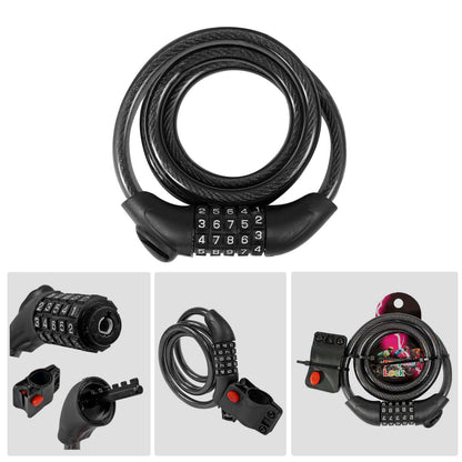 Candado para Bicicleta con Clave de Seguridad