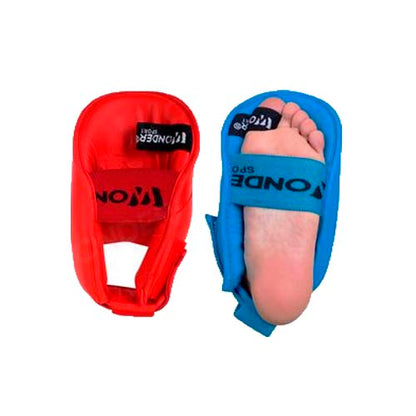 Canillera Espinillera Con Protector De Pie Para Karate