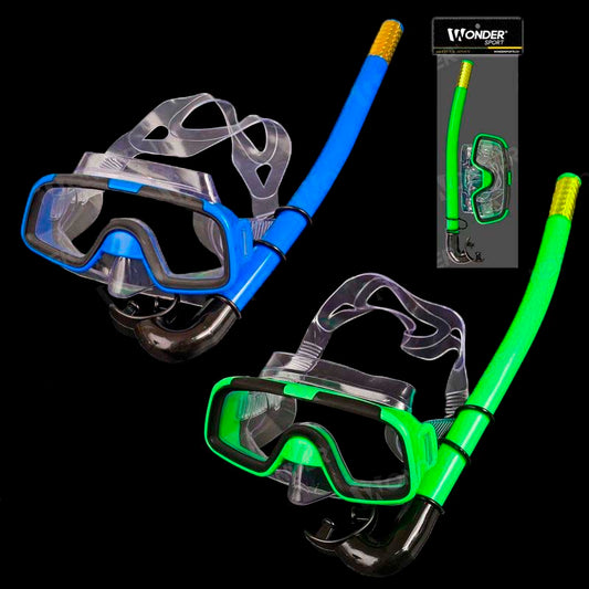 Set careta y Snorkel Para Buceo Junior Niños