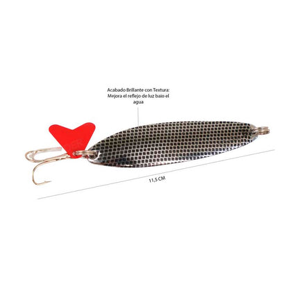 Cuchara Señuelo De Pesca Ondulante De 11.5 cm