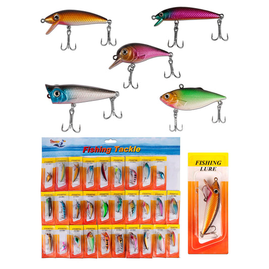 Set De Señuelos Para Pesca  Anzuelo Tripleta X 30 Unidades