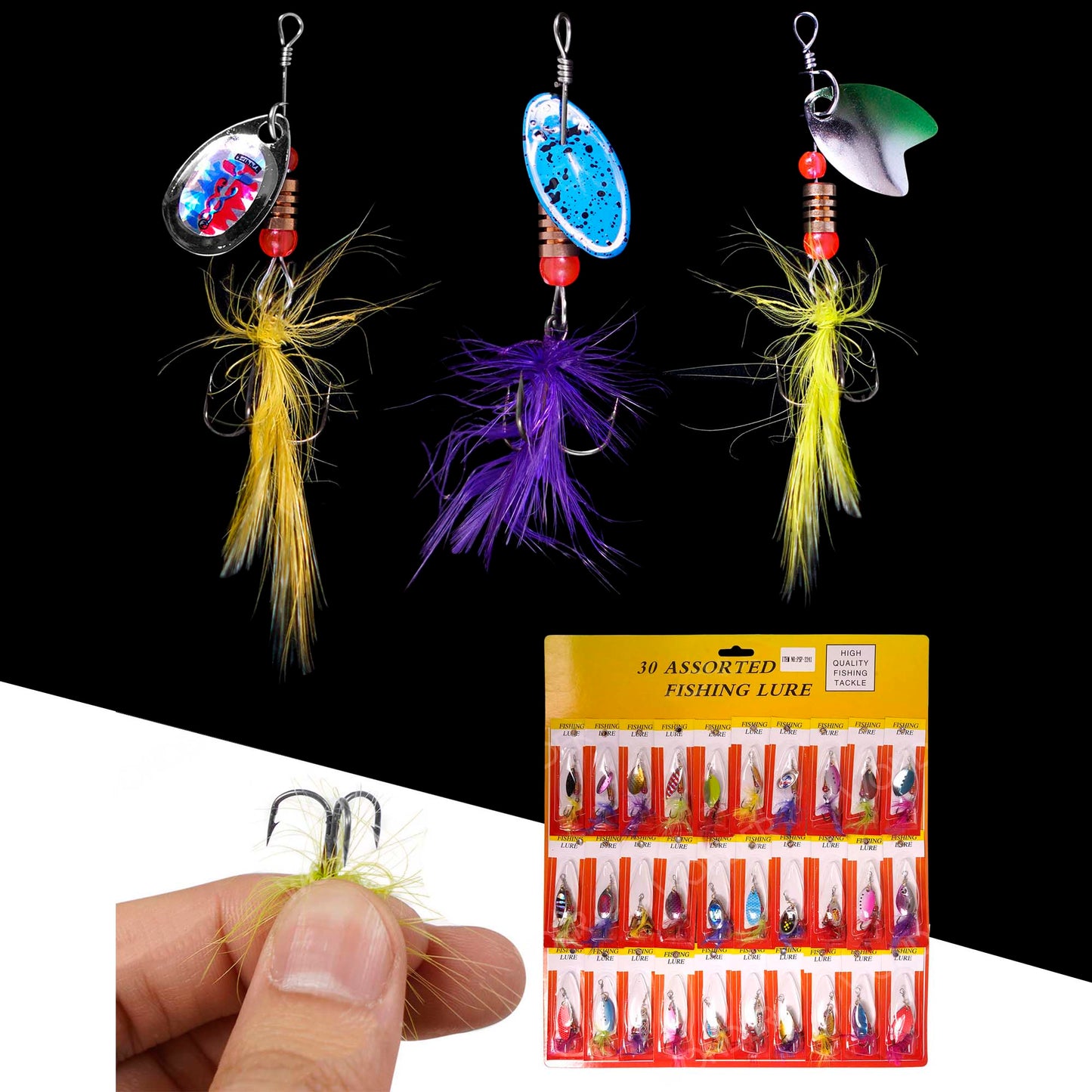 Señuelo Cuchara Para Trucha Pesca Spinner X 30 Unidades