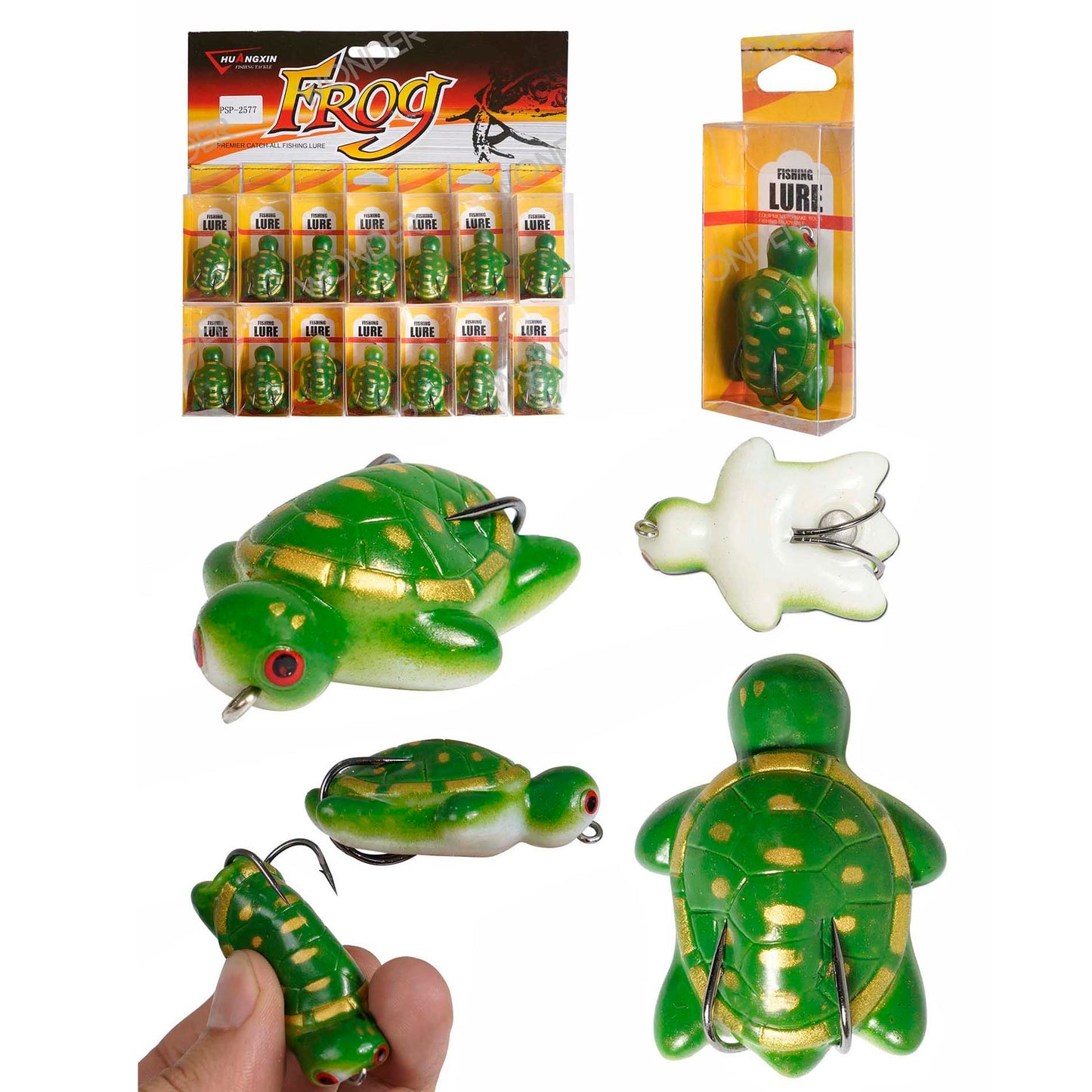 Señuelo Para Pesca Tortuga  X 14 Unidades