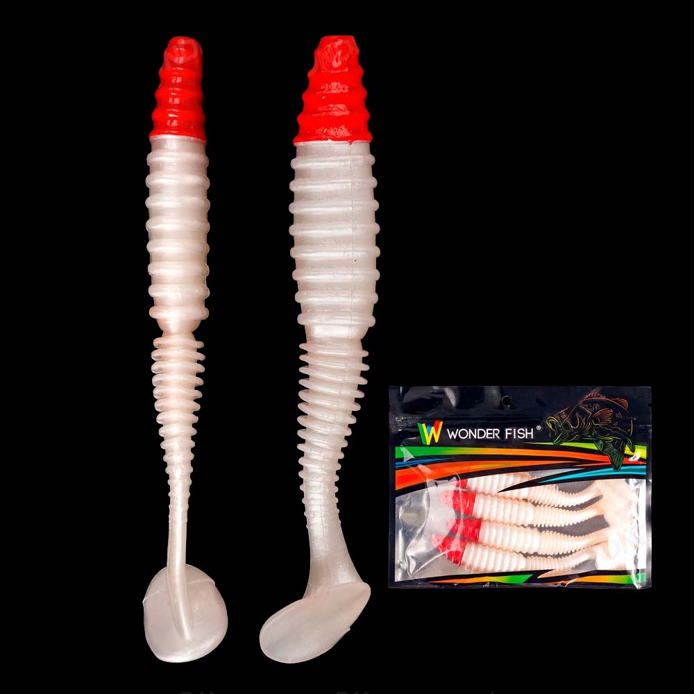 Señuelos de Pesca Blandos Tipo Gusano 13 cm