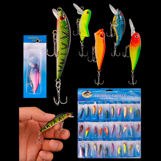 Señuelo Para Pesca Anzuelo Tripleta x 30 Unidades