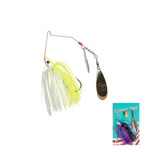 Señuelo de Pesca Spinner Bait  24g con Cucharilla Metálica