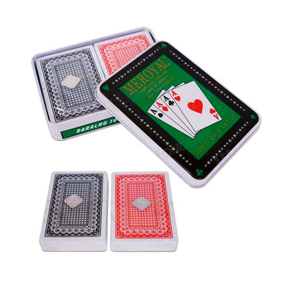 Baraja de Cartas Plásticas Profesional x2 Mazos