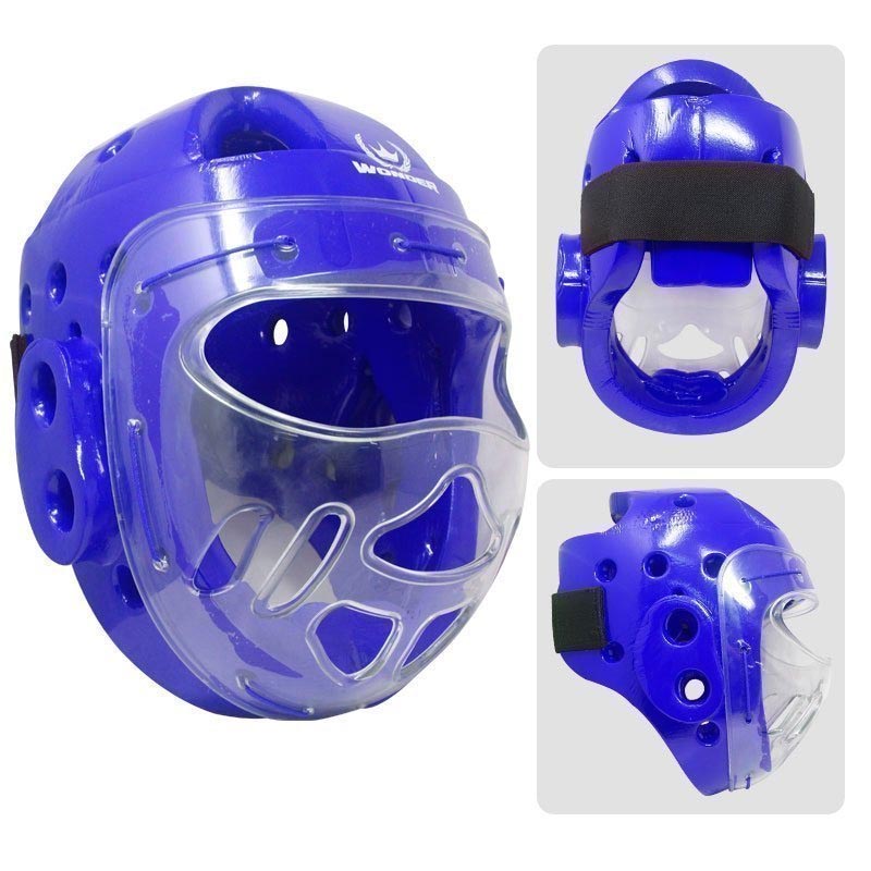 Casco Protector Taekwondo Con Careta