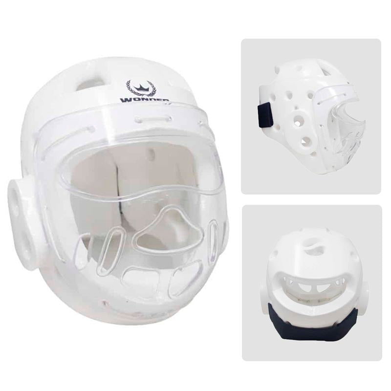 Casco Protector Taekwondo Con Careta