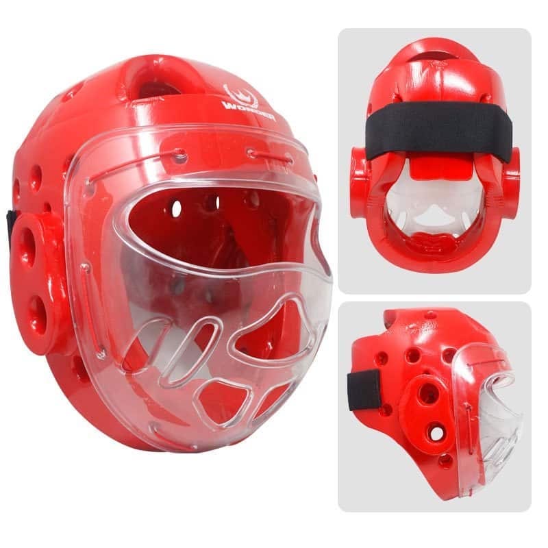 Casco Protector Taekwondo Con Careta