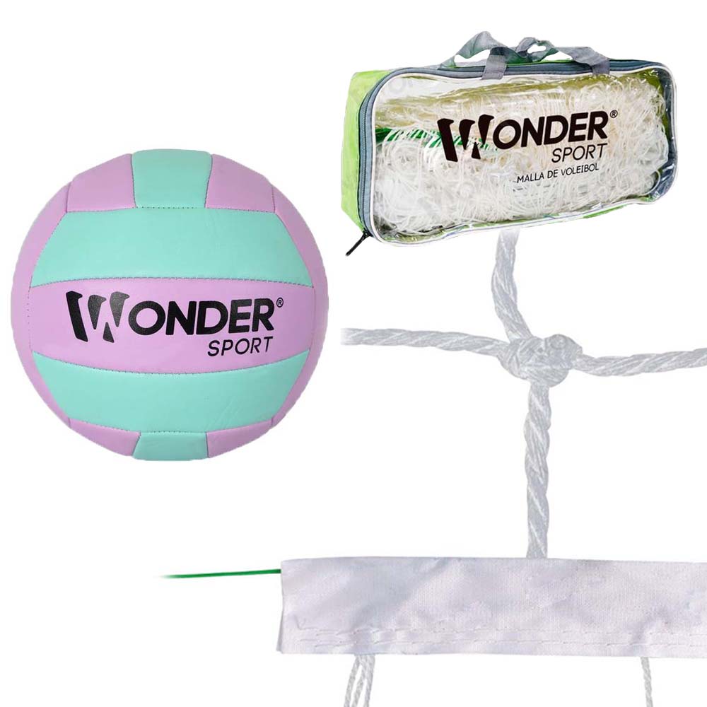 Malla Y Balón De Voleibol