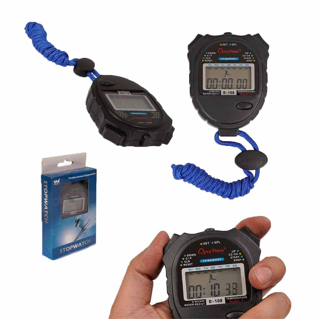 Cronometro Deportivo Con 60 Memorias Anytime