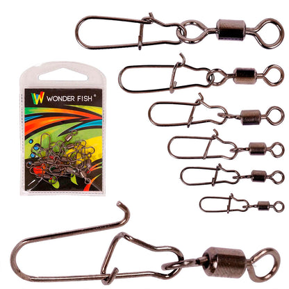 Giradores de Pesca con Seguro Pack x10