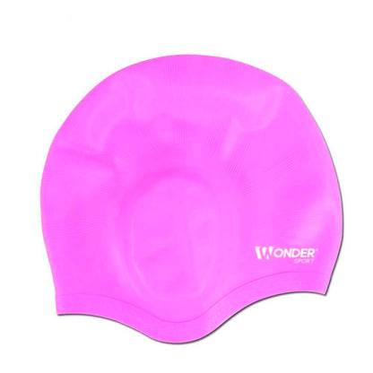 Gorro Para Natación En Silicona Con Proteccio En Orejas