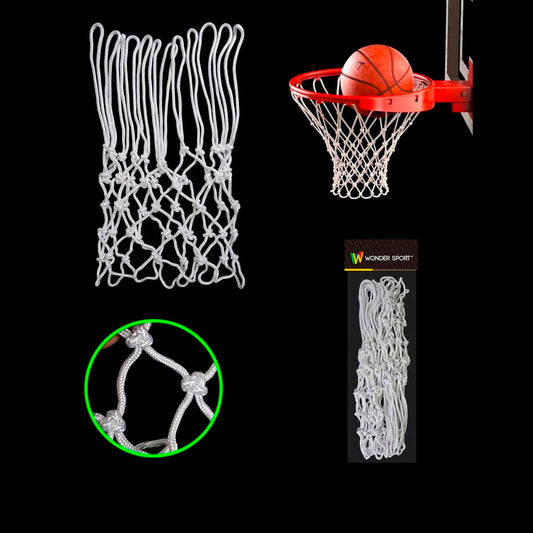 Red Malla Para Baloncesto Blanca x 2 Unidades
