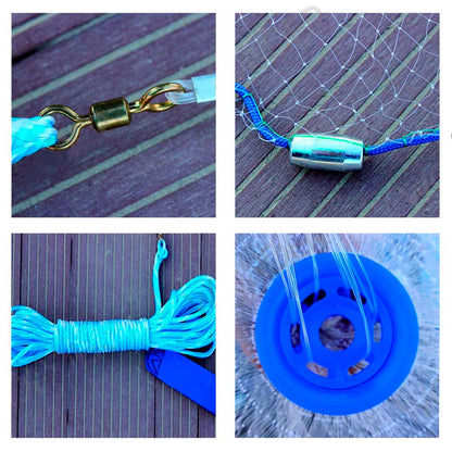Red De Lanzamiento Para Pesca De 240 cm