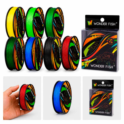 Sedal de Pesca Trenzado 100M Multicolor