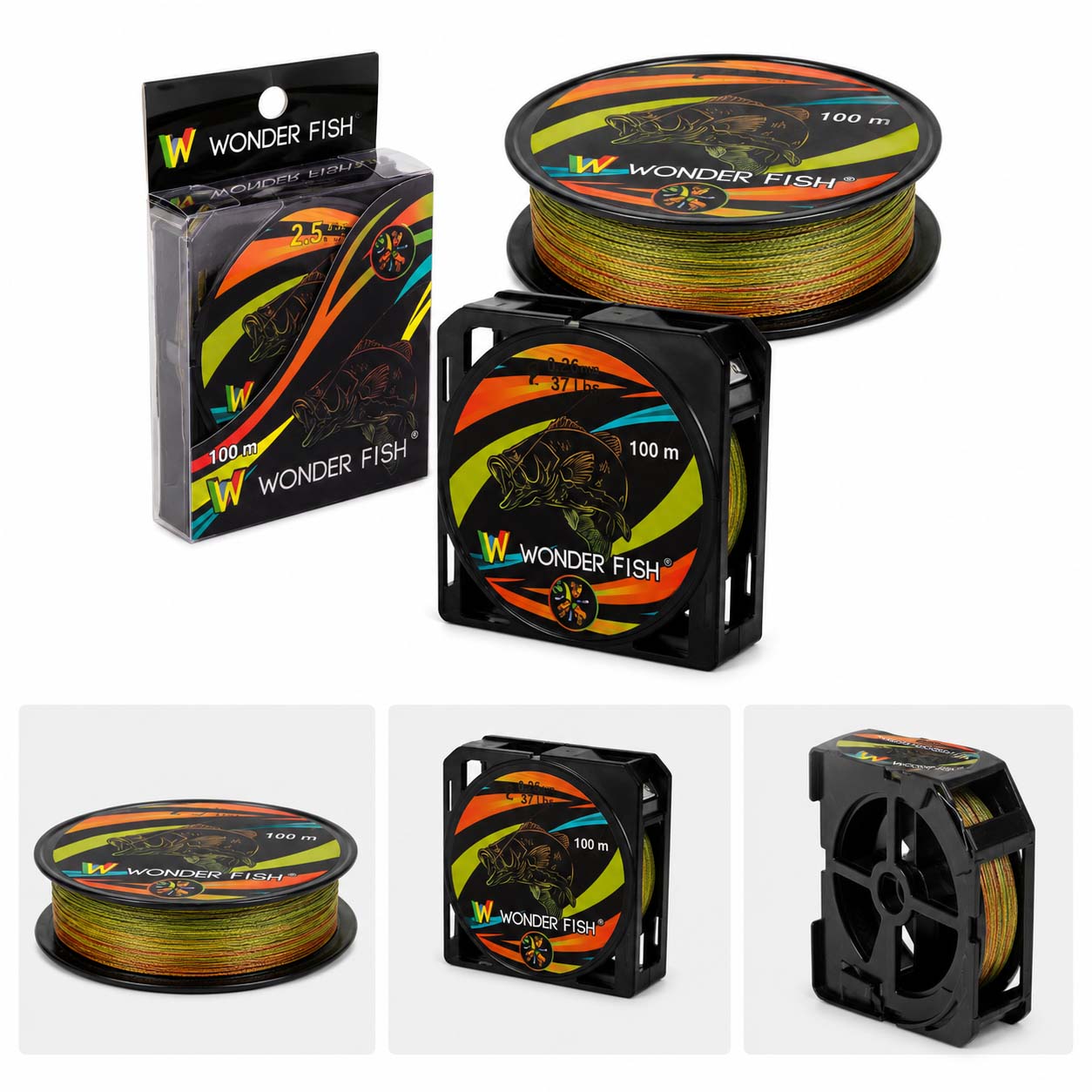 Sedal de Pesca 100M Camuflado