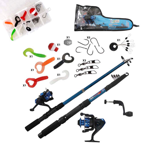 Kit De Pesca Con Caña De 2,10 Mts