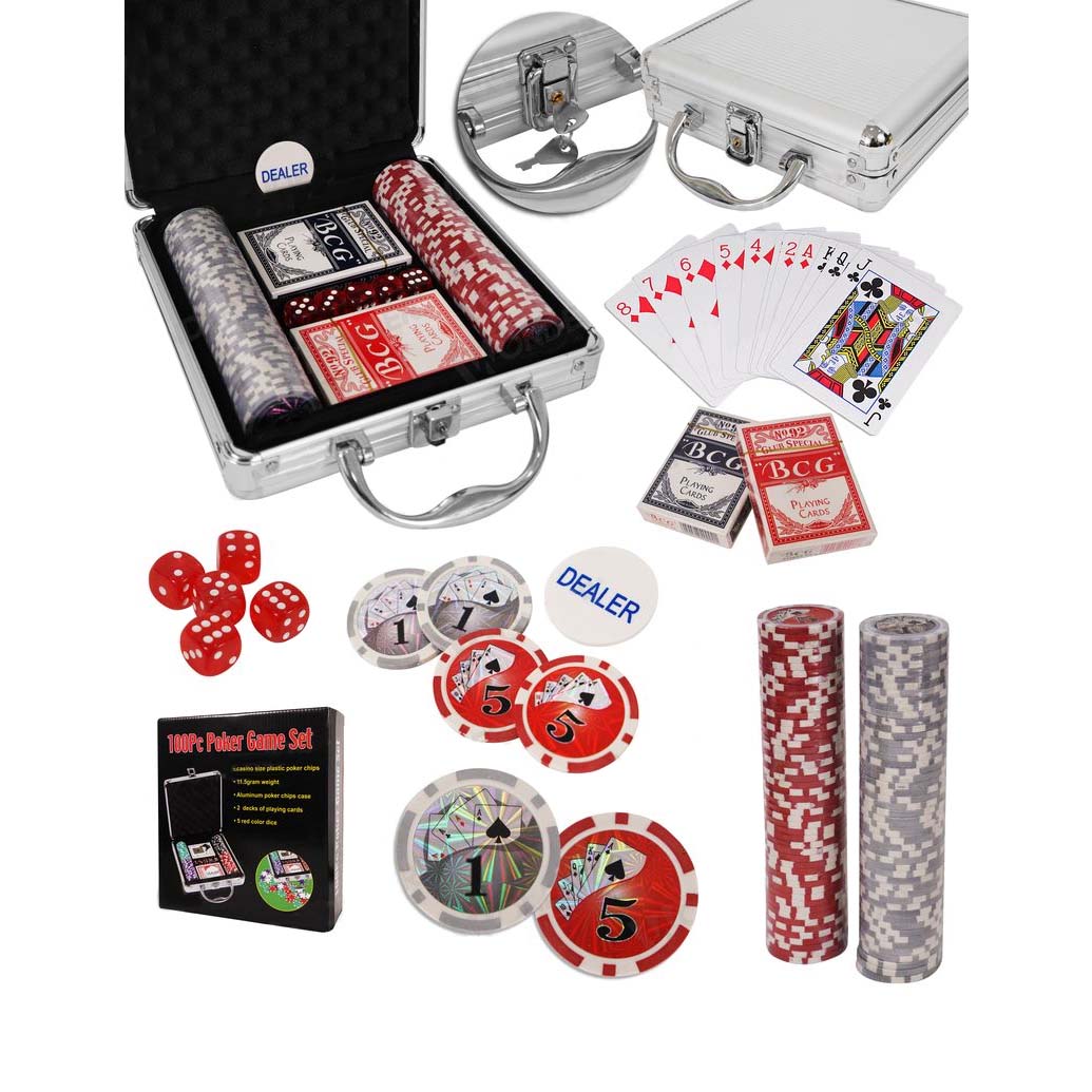 Set De Póker Profesional Con Maletín De Aluminio