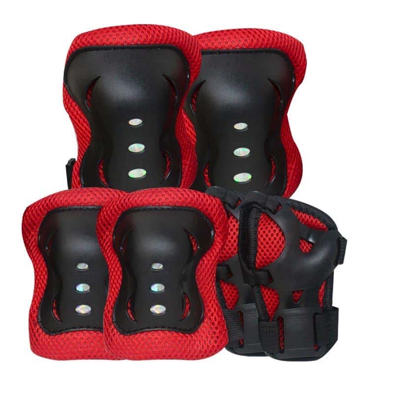 Set De Protección Para Patinaje Rodilleras Coderas Y Muñequeras Infantil Junior