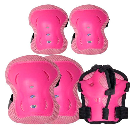 Set De Protección Para Patinaje Rodilleras Coderas Y Muñequeras Infantil Junior