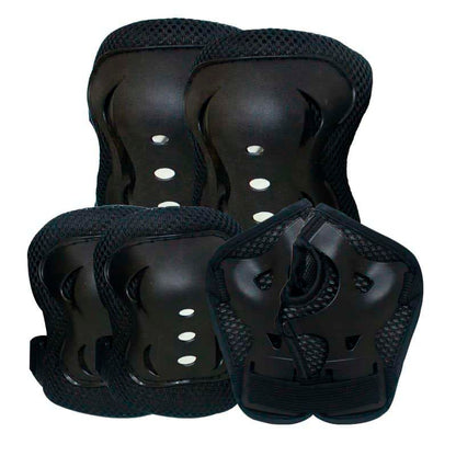 Set De Protección Para Patinaje Rodilleras Coderas Y Muñequeras Infantil Junior
